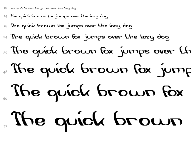 Surfing and Play font waterfall